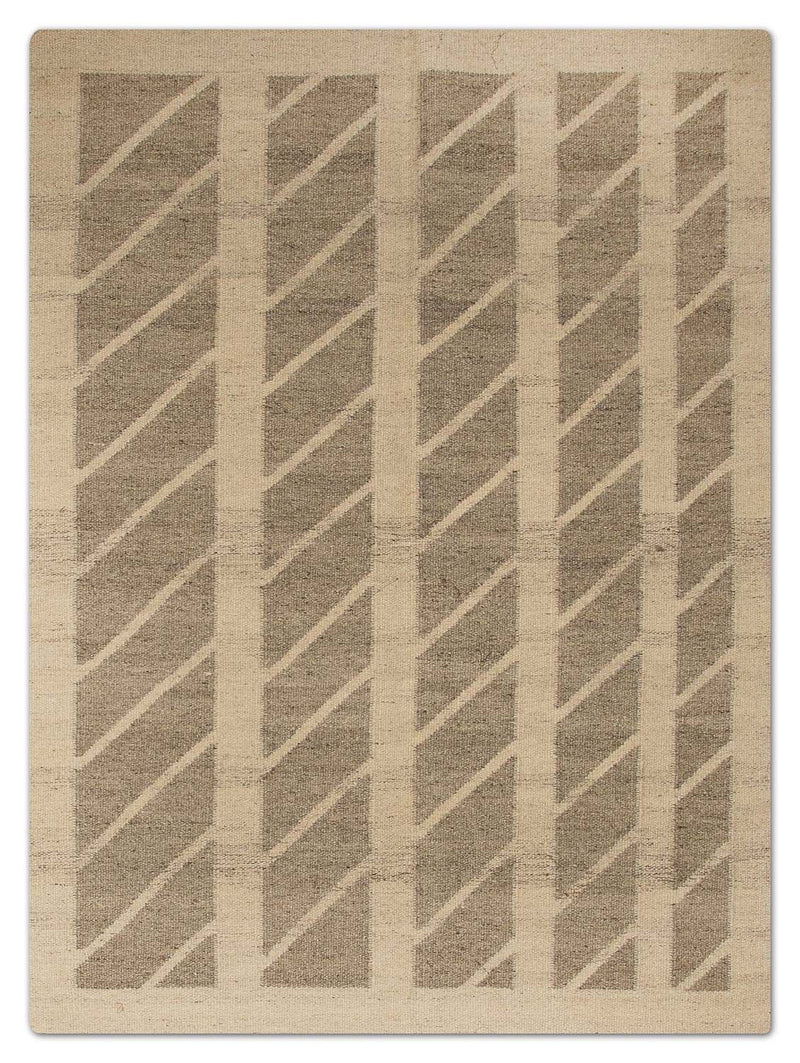 Dywan Kelim - modny - 200 x 140 cm - natura