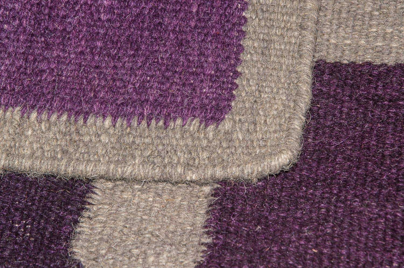 Nowoczesny kilim Dywan 206x145cm - Dywan wełniany