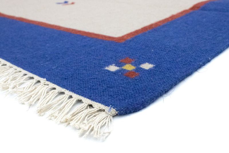 Dywan Kelim - modny - 180 x 120 cm - beżowy