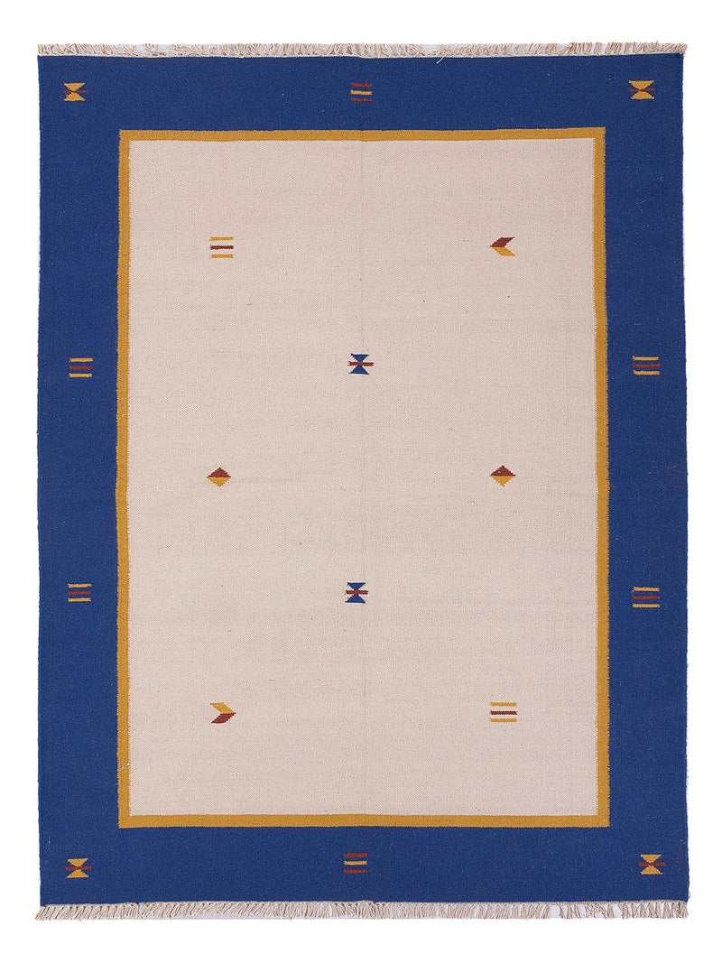 Dywan Kelim - modny - 240 x 170 cm - karmelowy
