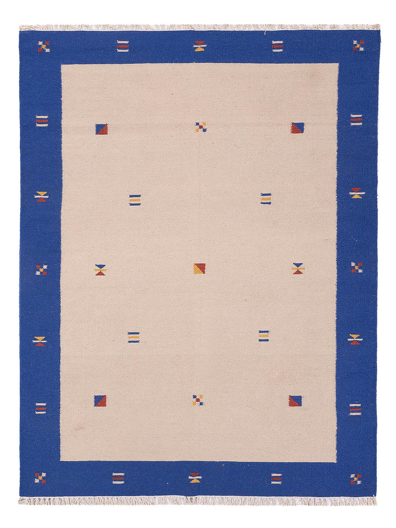 Dywan Kelim - modny - 240 x 170 cm - karmelowy