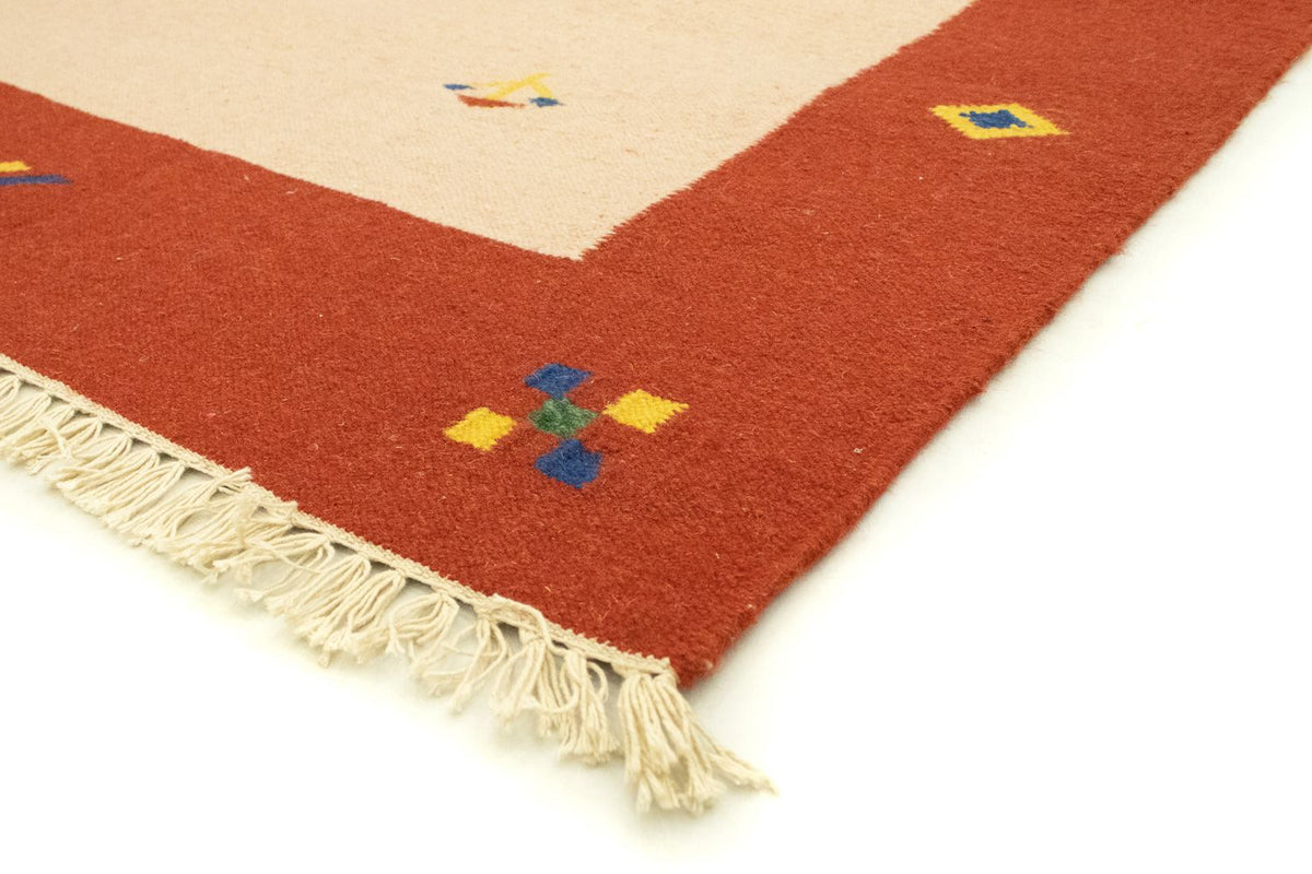 Dywan Kelim - modny - 300 x 200 cm - beżowy