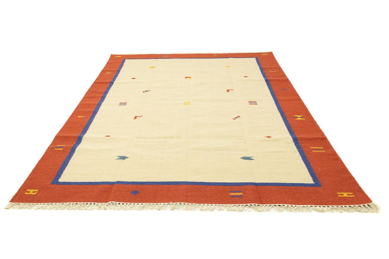 Dywan Kelim - modny - 300 x 200 cm - beżowy