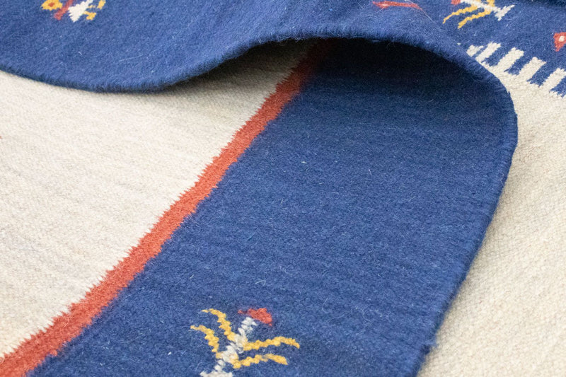 Dywan Kelim - modny - 300 x 200 cm - beżowy