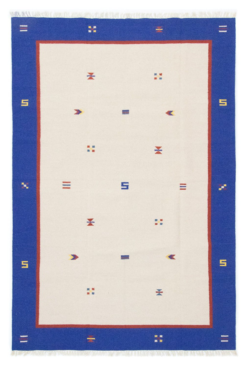 Dywan Kelim - modny - 300 x 200 cm - beżowy