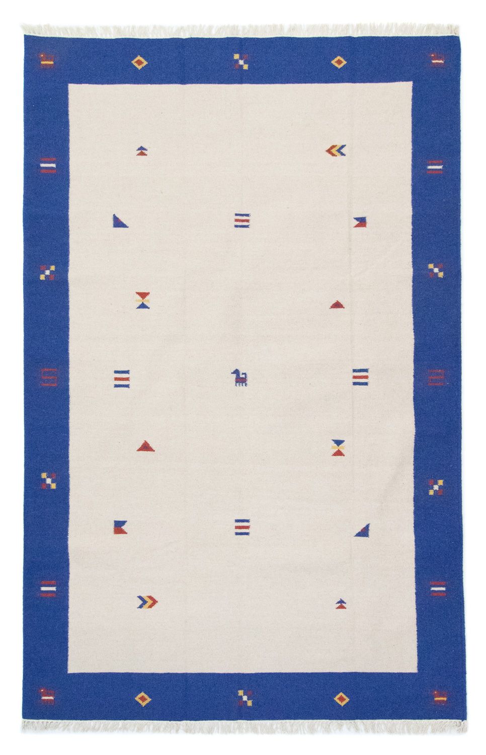 Dywan Kelim - modny - 300 x 200 cm - beżowy