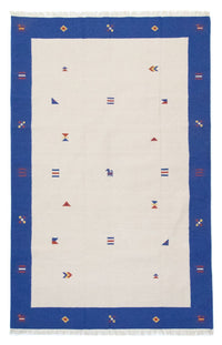 Dywan Kelim - modny - 300 x 200 cm - beżowy