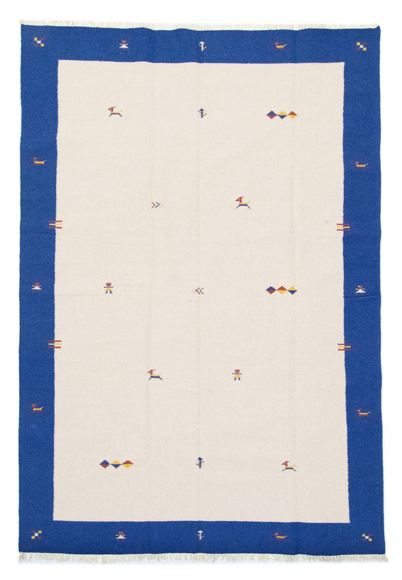 Dywan Kelim - modny - 300 x 200 cm - beżowy