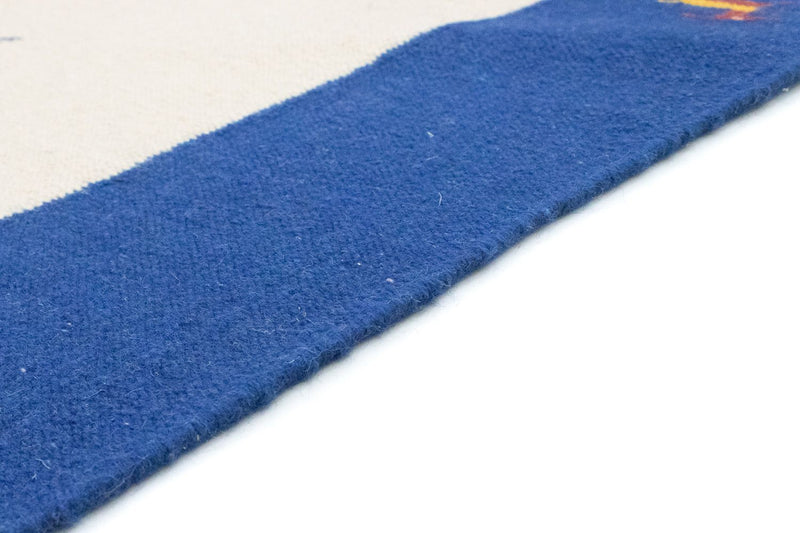 Dywan Kelim - modny - 300 x 200 cm - beżowy