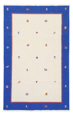 Dywan Kelim - modny - 300 x 200 cm - beżowy