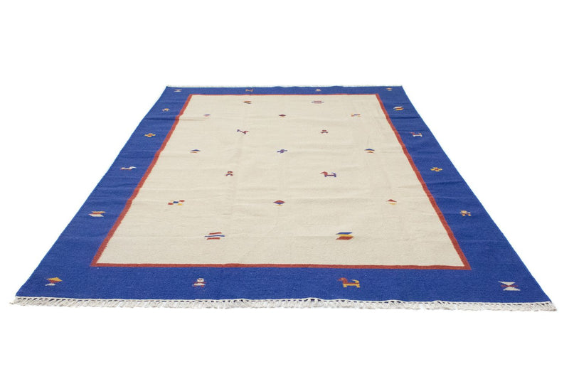 Dywan Kelim - modny - 300 x 200 cm - beżowy