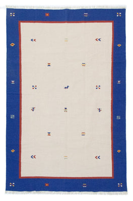 Dywan Kelim - modny - 300 x 200 cm - beżowy