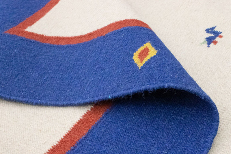 Dywan Kelim - modny - 300 x 200 cm - beżowy