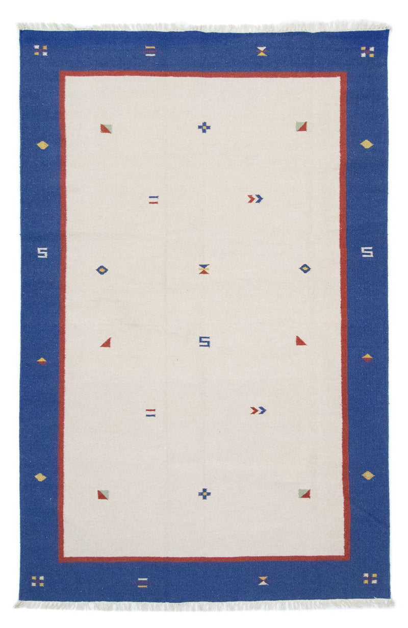 Dywan Kelim - modny - 300 x 200 cm - beżowy