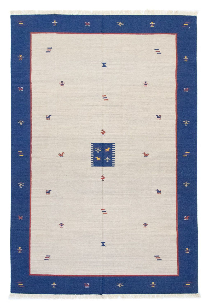 Dywan Kelim - modny - 300 x 200 cm - beżowy