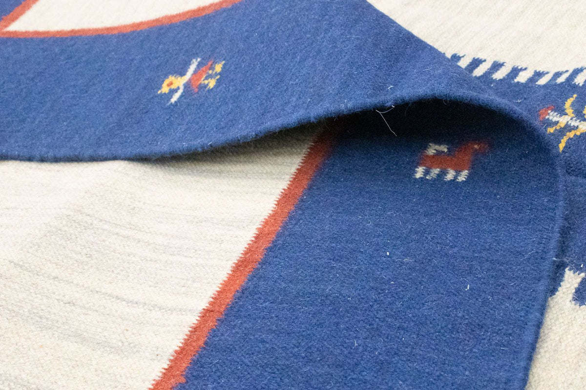 Dywan Kelim - modny - 300 x 200 cm - beżowy