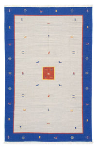 Dywan Kelim - modny - 300 x 200 cm - beżowy