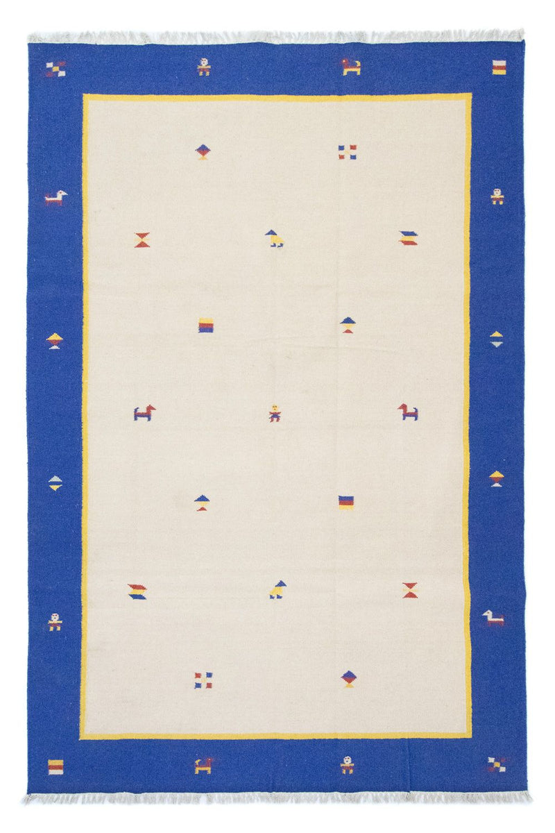 Dywan Kelim - modny - 300 x 200 cm - beżowy