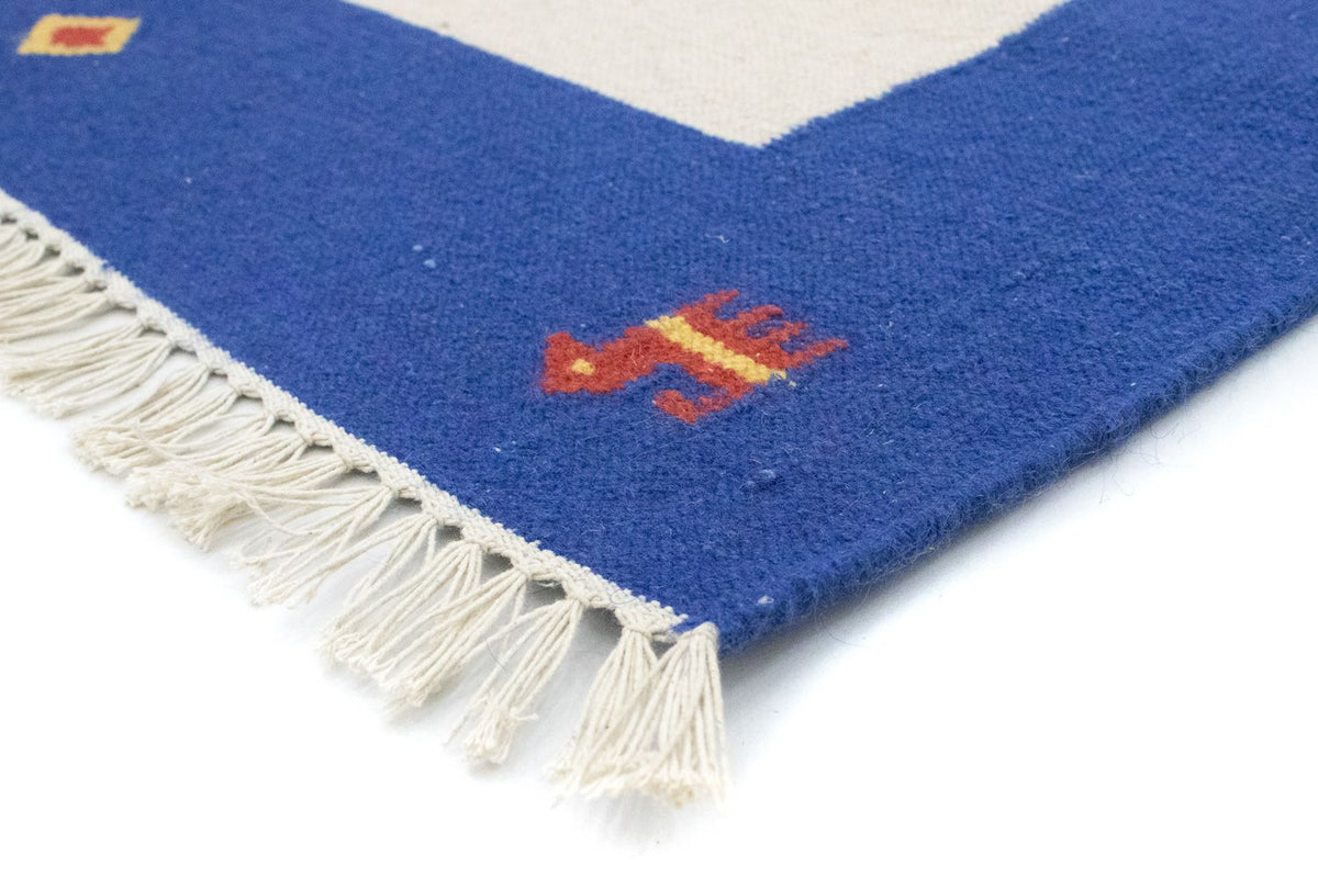 Dywan Kelim - modny - 300 x 200 cm - beżowy