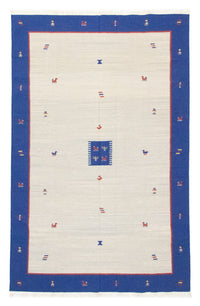 Dywan Kelim - modny - 300 x 200 cm - beżowy