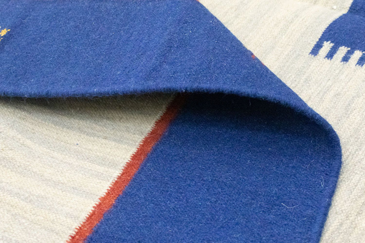 Dywan Kelim - modny - 300 x 200 cm - beżowy