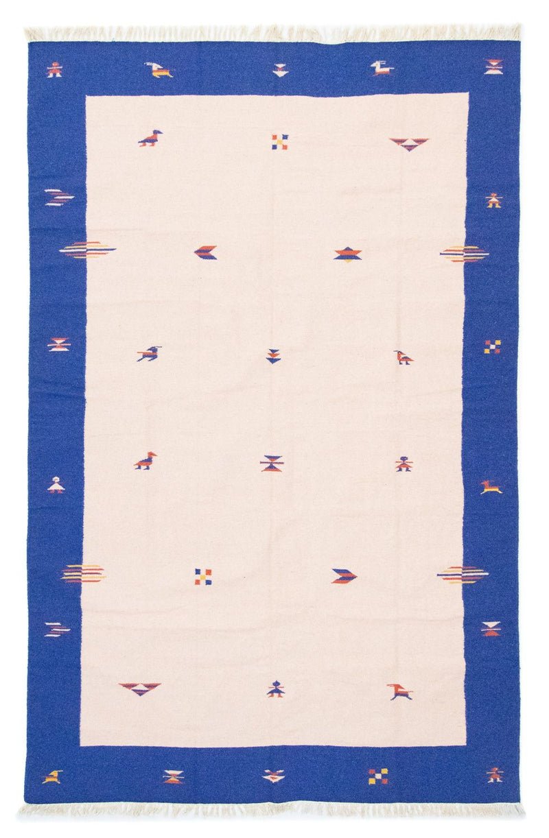 Dywan Kelim - modny - 300 x 200 cm - beżowy