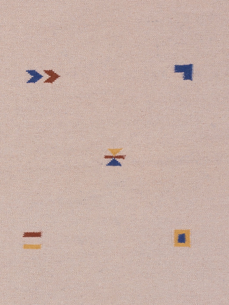 Dywan Kelim - modny - 240 x 170 cm - karmelowy