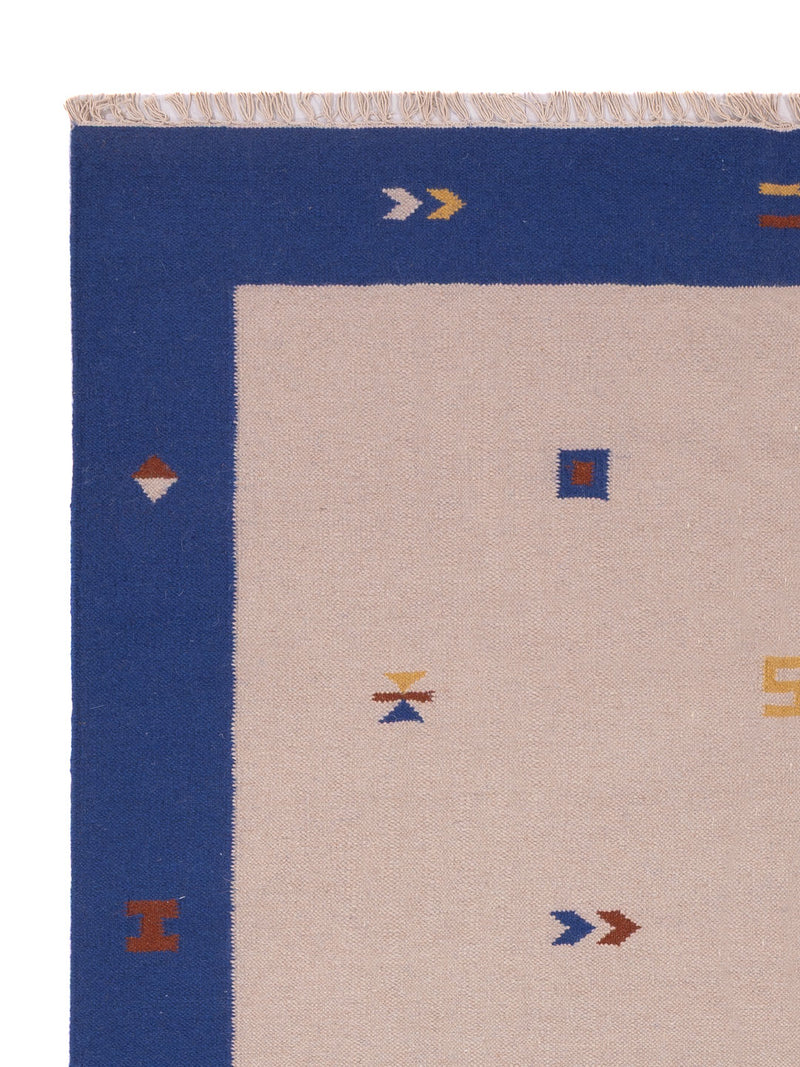 Dywan Kelim - modny - 240 x 170 cm - karmelowy