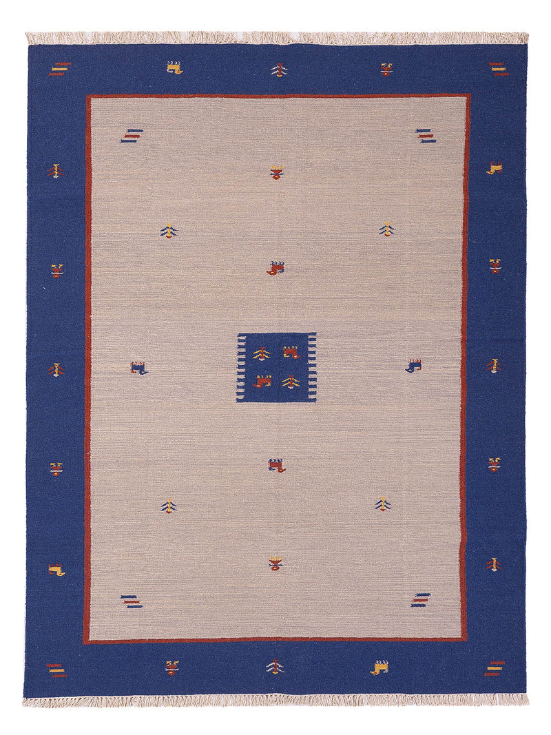 Nowoczesny kilim Dywan - Dywan wełniany