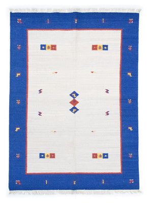 Dywan Kelim - modny - 200 x 140 cm - beżowy