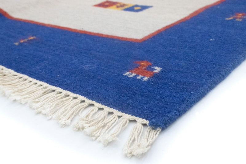 Dywan Kelim - modny - 200 x 140 cm - beżowy