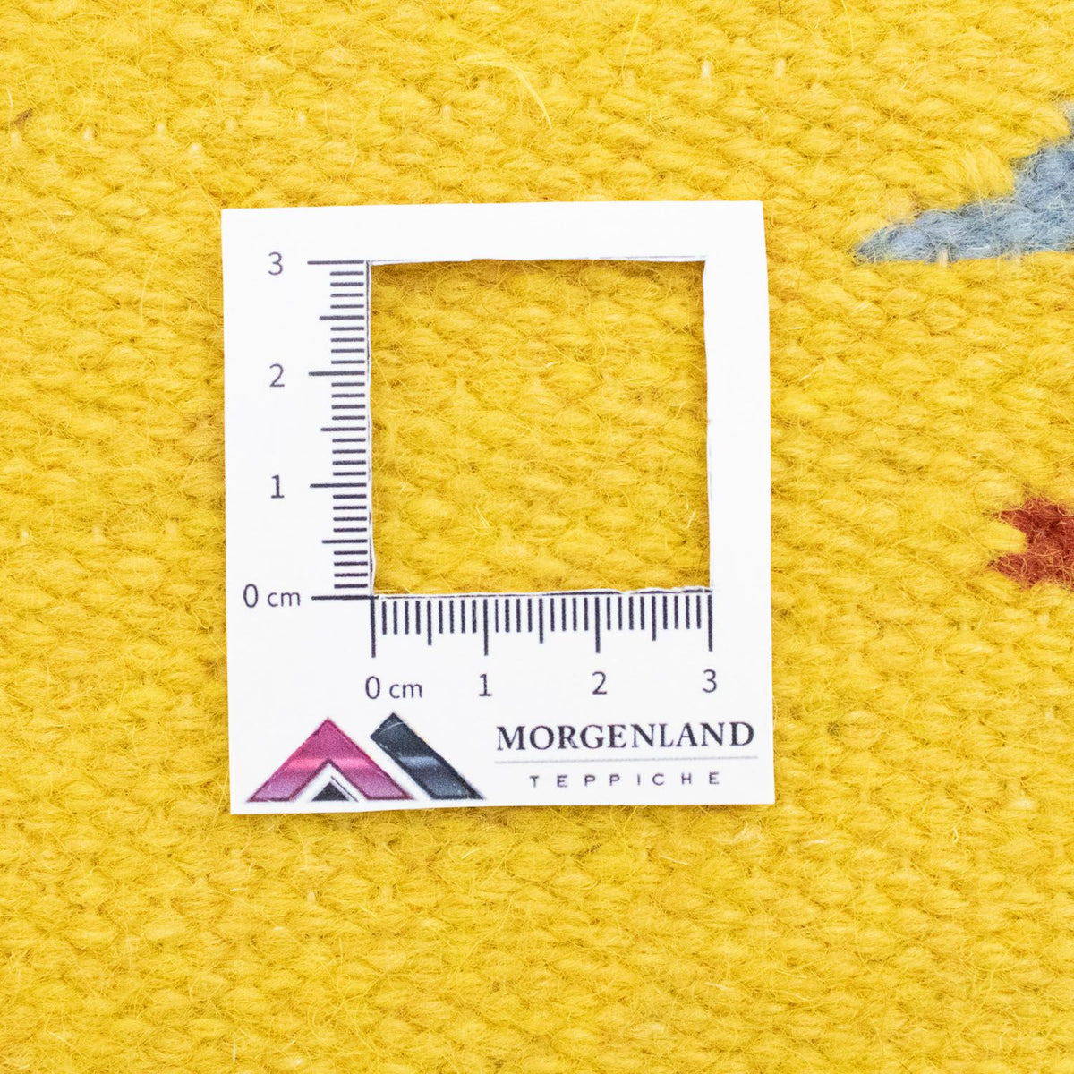 Dywan Kelim - modny - 180 x 120 cm - żółty