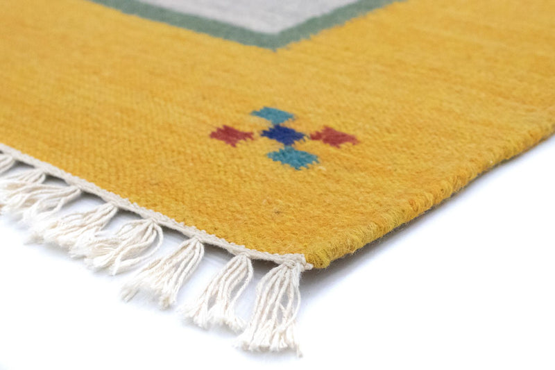 Dywan Kelim - modny - 180 x 120 cm - beżowy