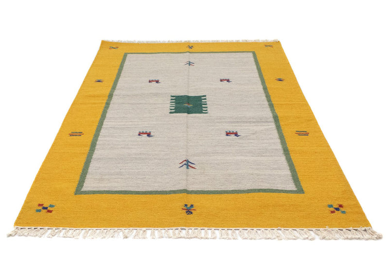 Dywan Kelim - modny - 180 x 120 cm - beżowy