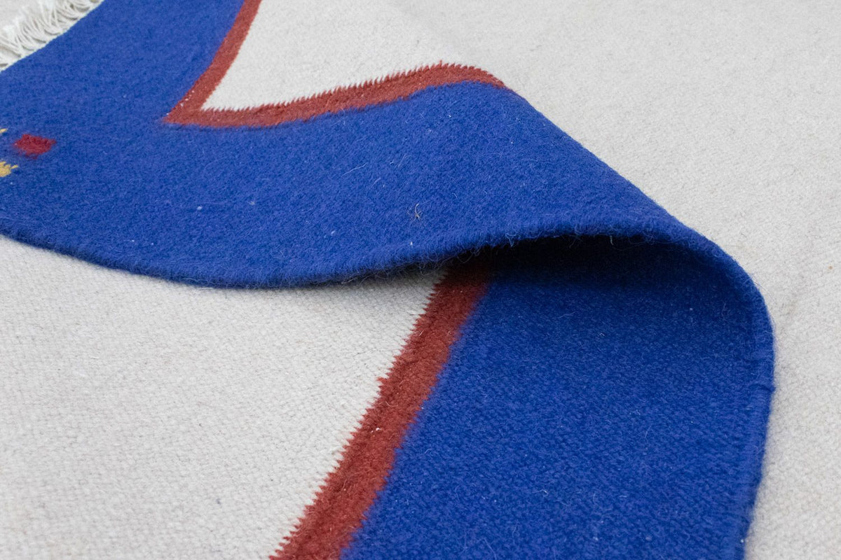 Dywan Kelim - modny - 180 x 120 cm - beżowy