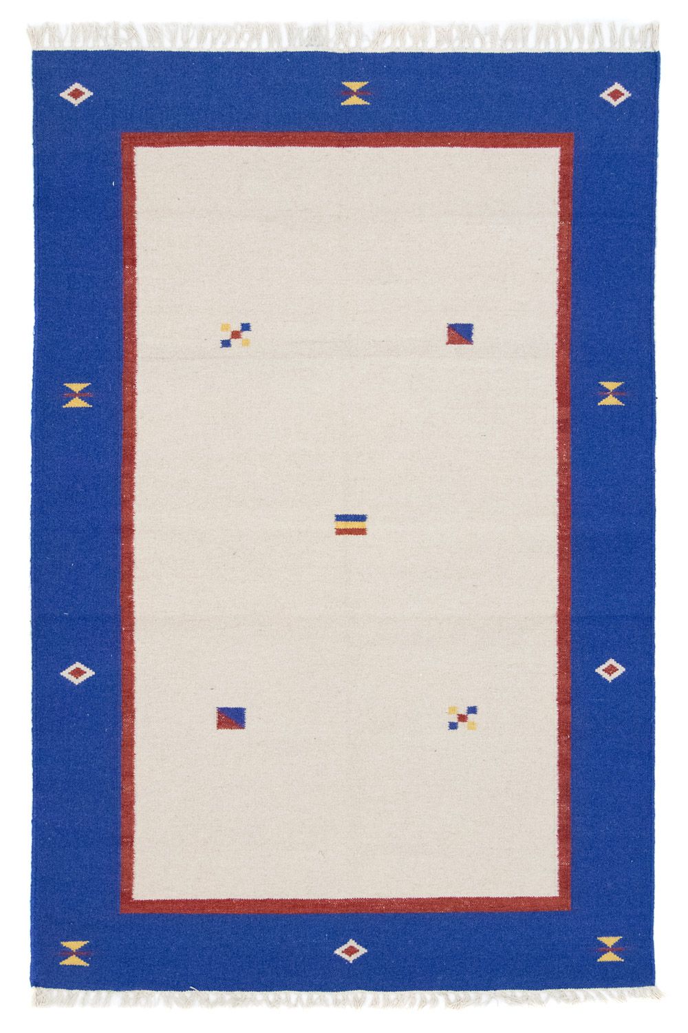 Dywan Kelim - modny - 180 x 120 cm - beżowy