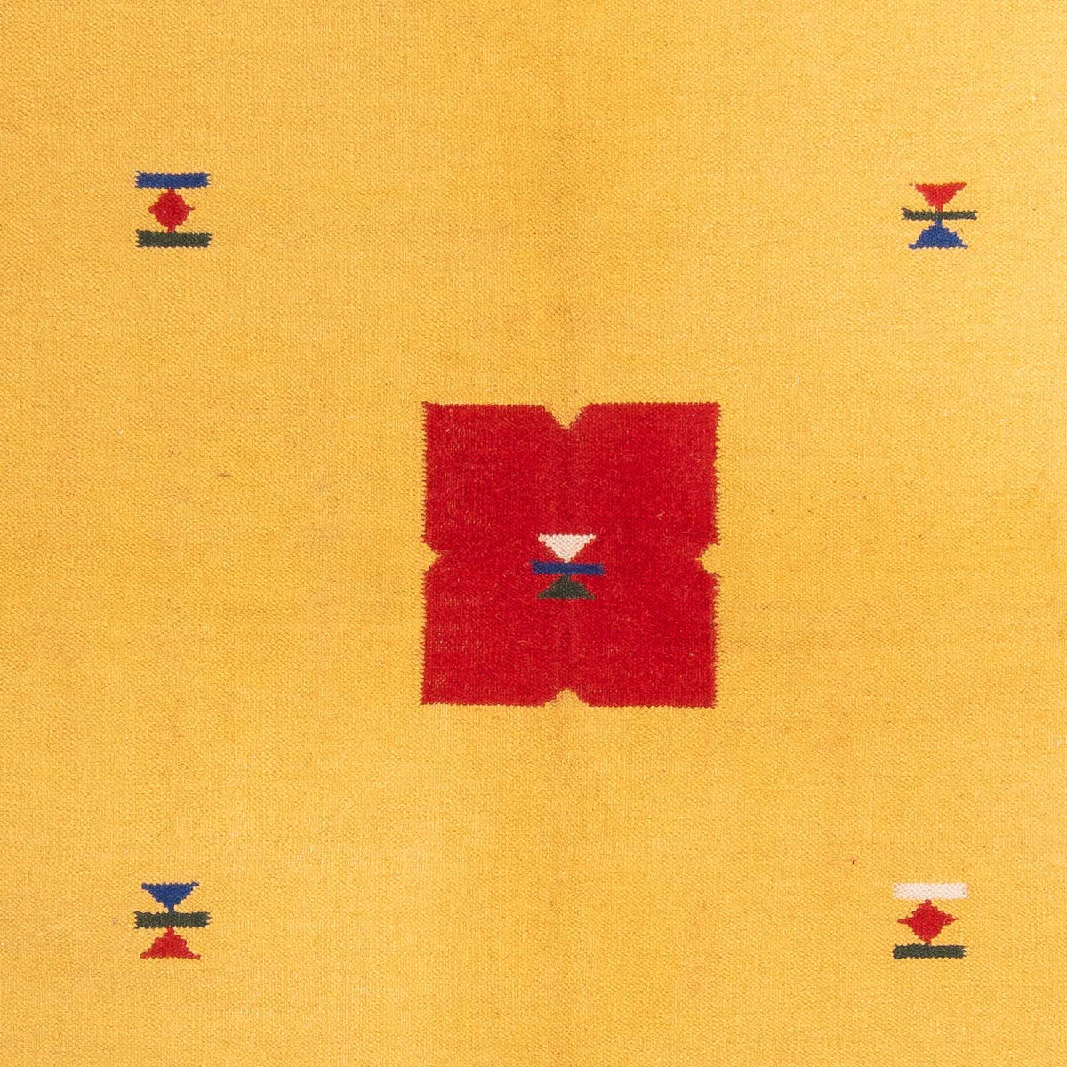 Dywan Kelim - modny - 240 x 170 cm - złoto