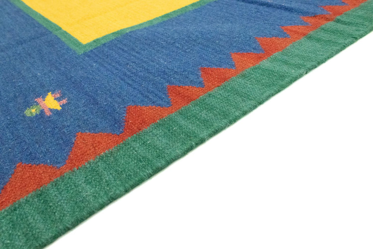 Dywan Kelim - modny - 300 x 200 cm - żółty