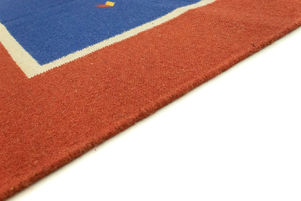 Dywan Kelim - modny - 300 x 200 cm - niebieski