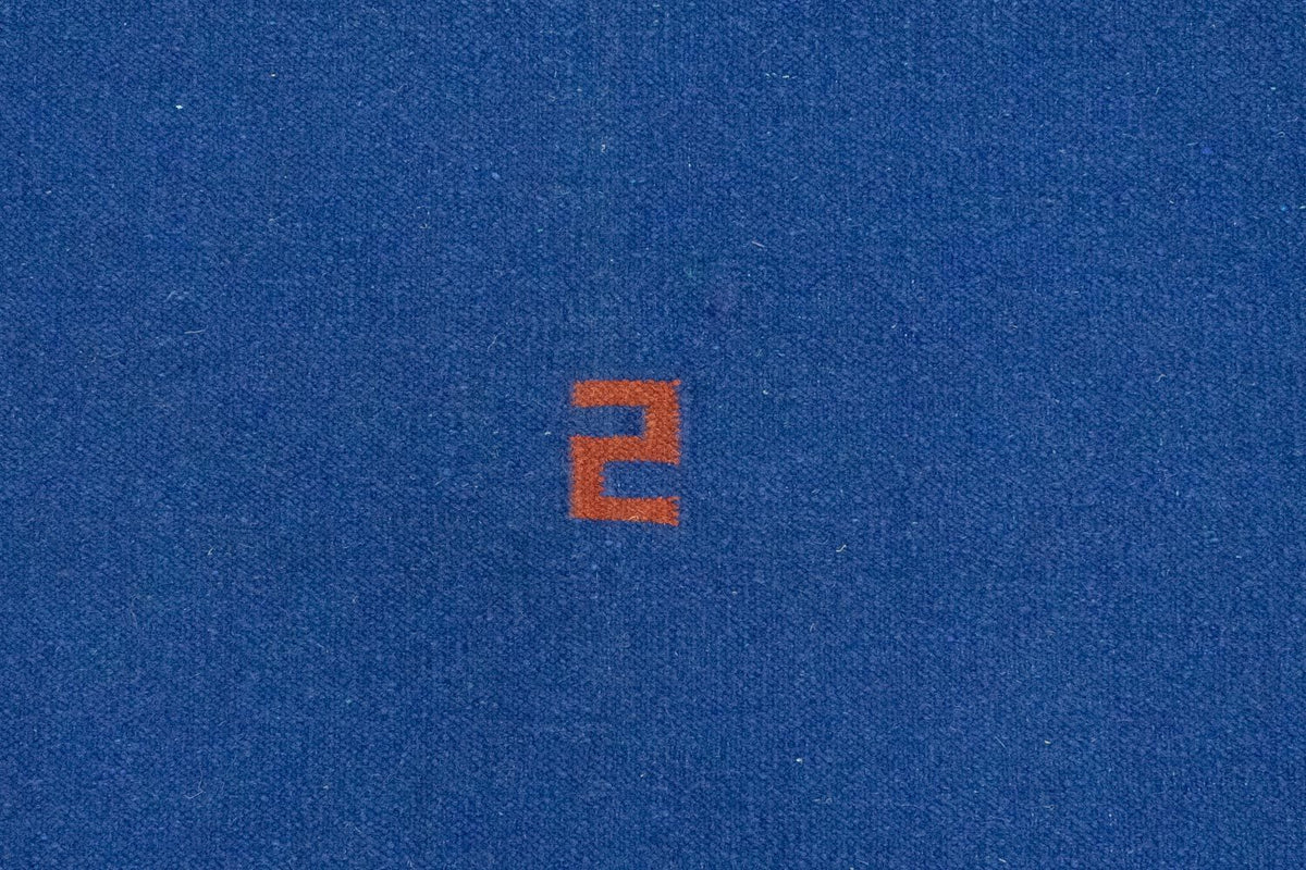 Dywan Kelim - modny - 180 x 120 cm - niebieski