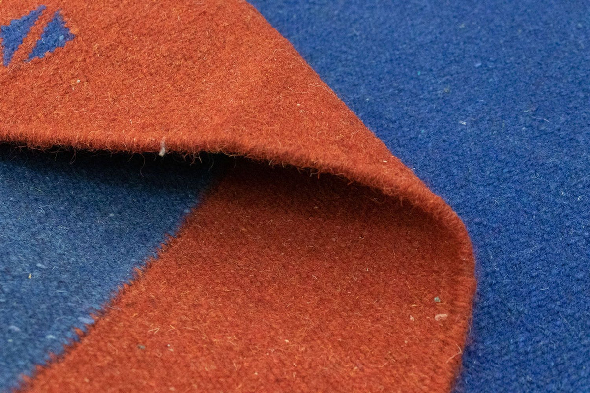 Dywan Kelim - modny - 180 x 120 cm - niebieski