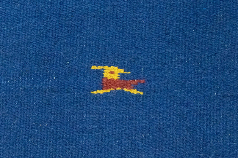 Dywan Kelim - modny - 180 x 120 cm - niebieski