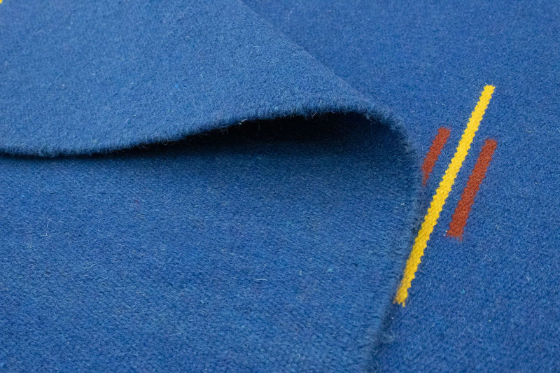 Dywan Kelim - modny - 180 x 120 cm - niebieski