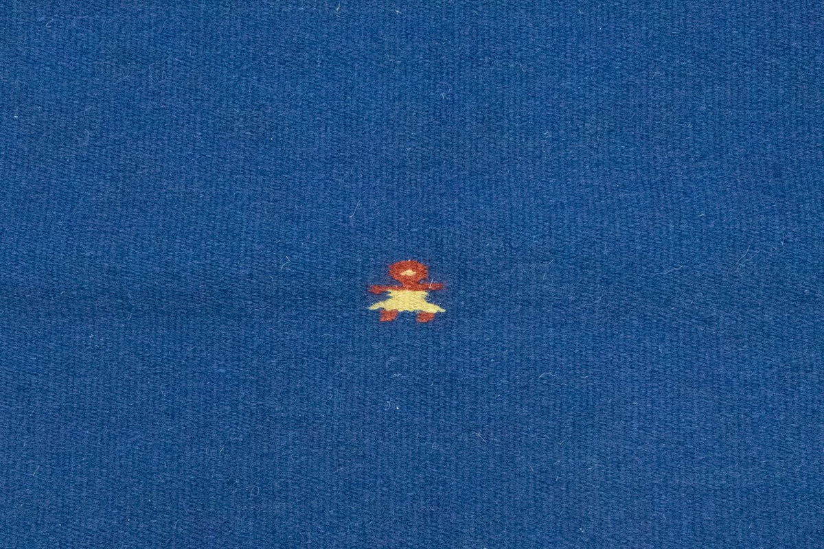 Dywan Kelim - modny - 180 x 120 cm - niebieski