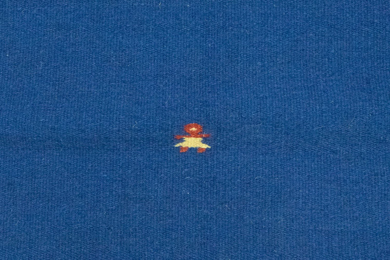 Dywan Kelim - modny - 180 x 120 cm - niebieski