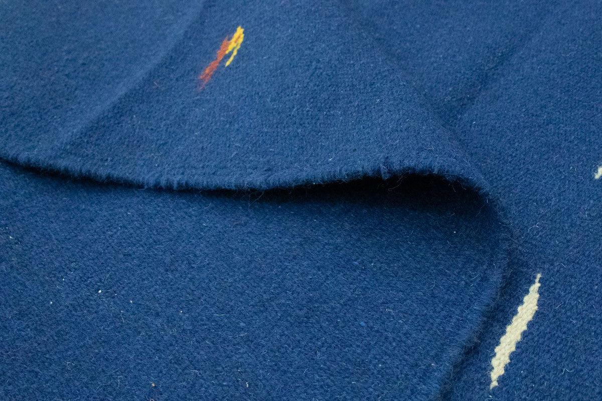 Dywan Kelim - modny - 180 x 120 cm - niebieski