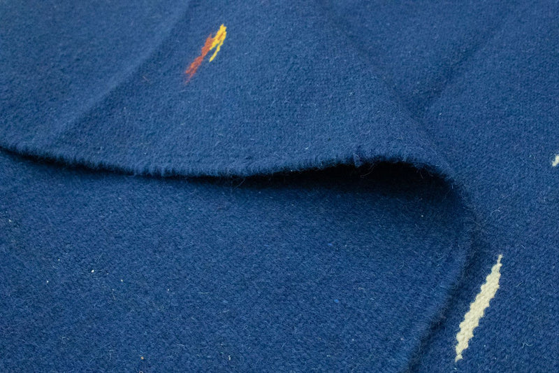 Dywan Kelim - modny - 180 x 120 cm - niebieski