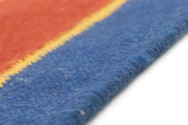 Dywan Kelim - modny - 200 x 140 cm - niebieski