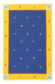 Dywan Kelim - modny - 300 x 200 cm - niebieski