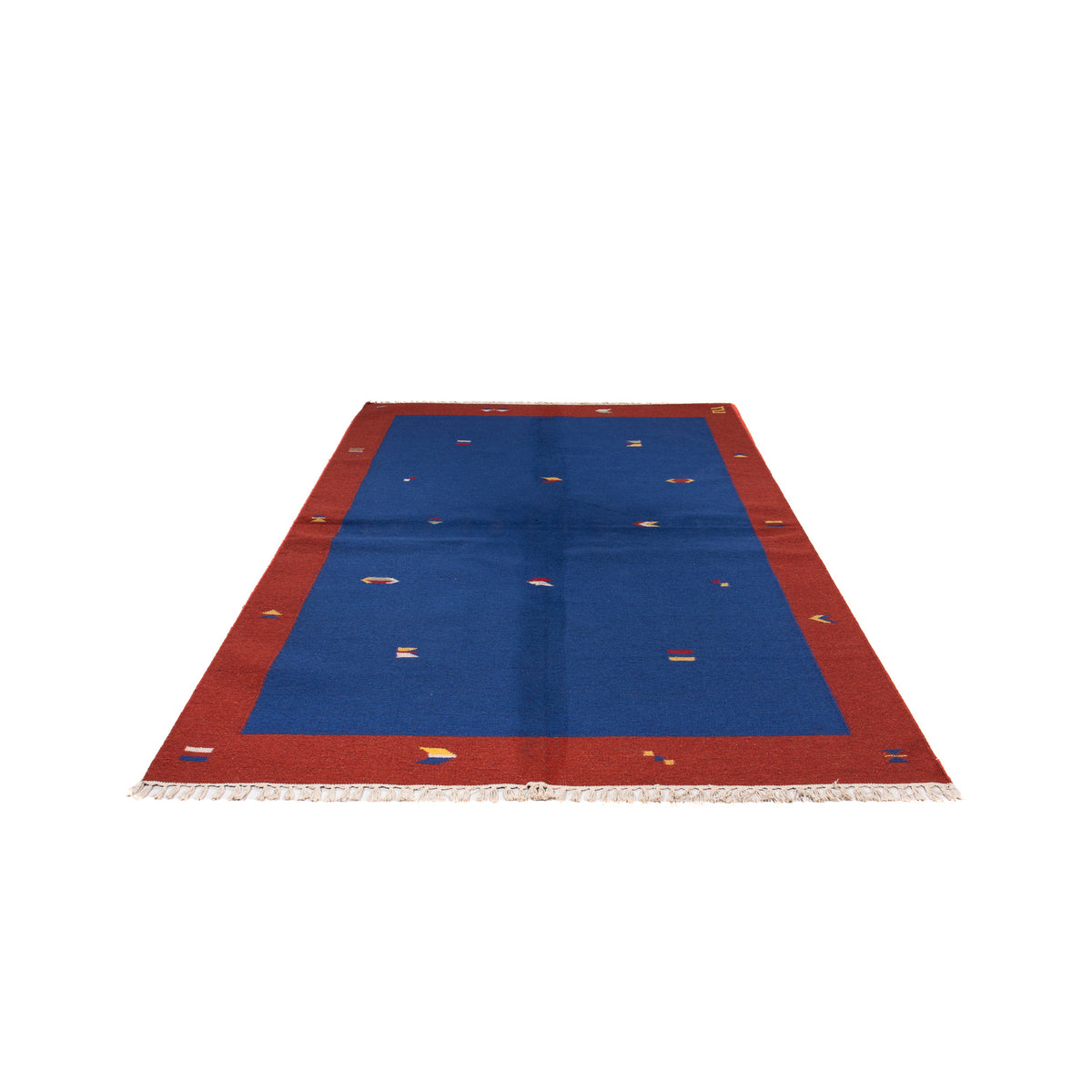 Dywan Kelim - modny - 240 x 170 cm - ciemnoniebieski